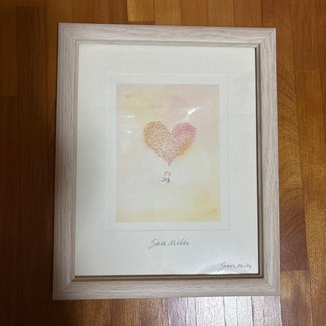 サラ.ミッダ　絵画　サイン入り