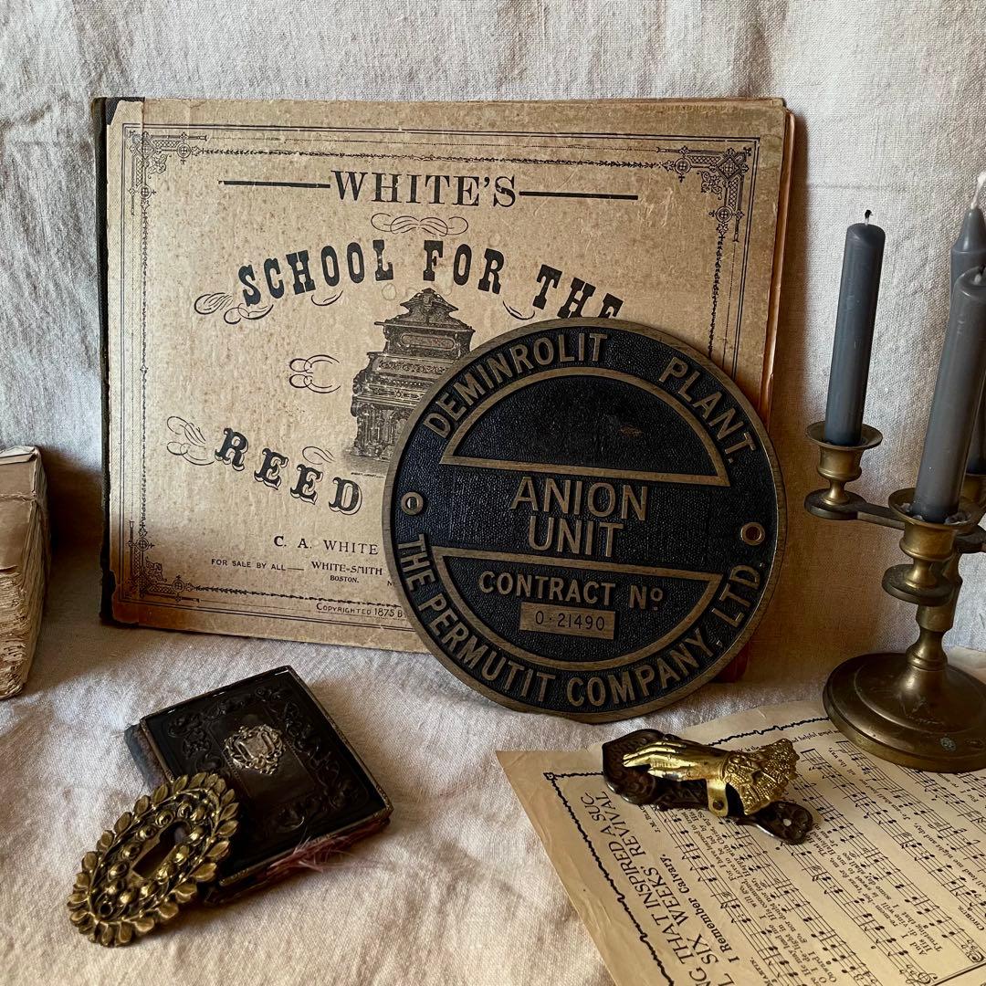 カンパニープレート サインプレート 銘板 看板 イギリスアンティーク