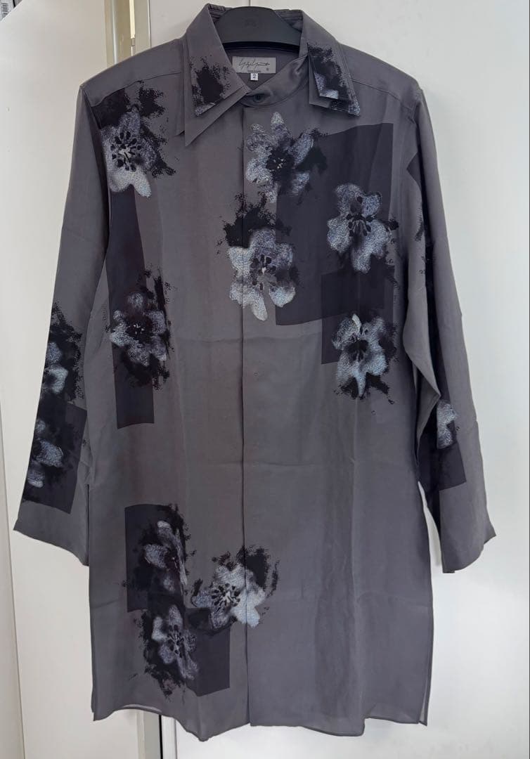 25ssヨウジヤマモト small flowers 3collar shirt