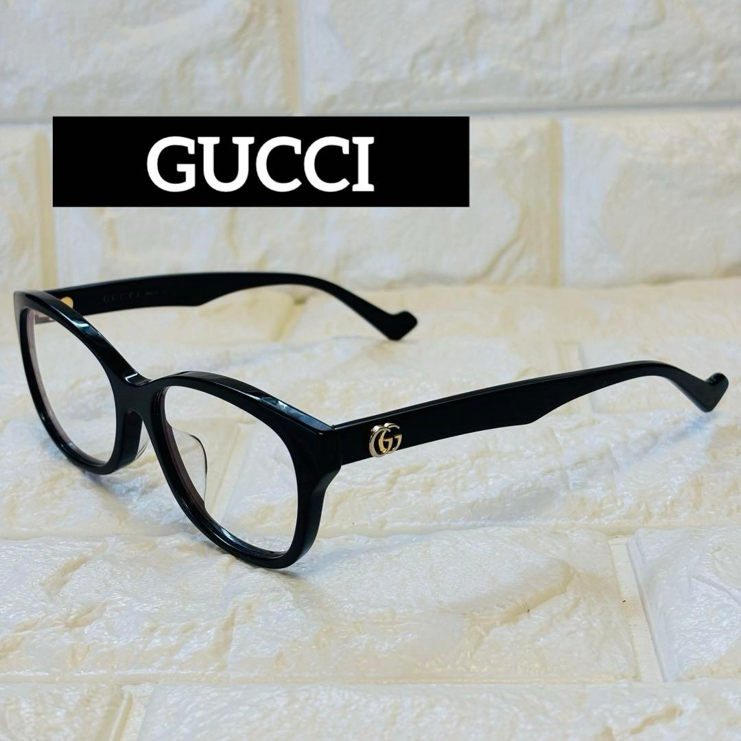 GUCCIグッチ ウィメンズ ウェリントン ボストン 伊達メガネ ダテ GGロゴ