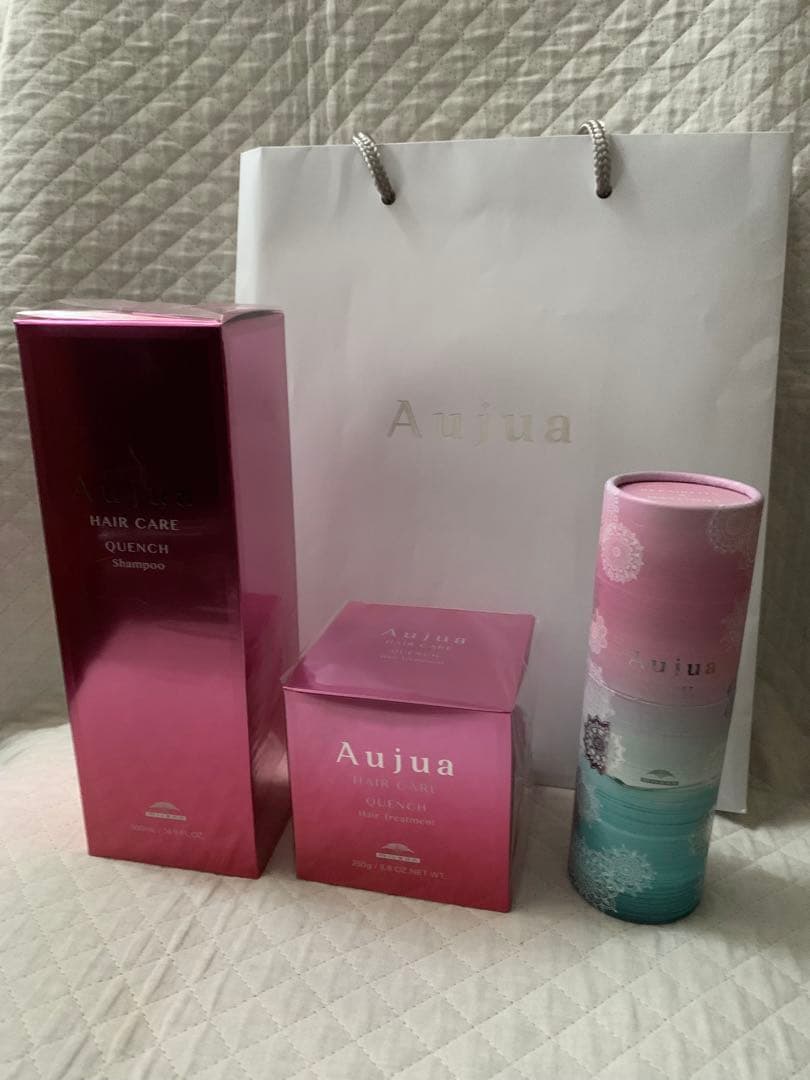 本日限新品美容室専売オージュアクエンチシャンプートリートメント非売品サンプル付き