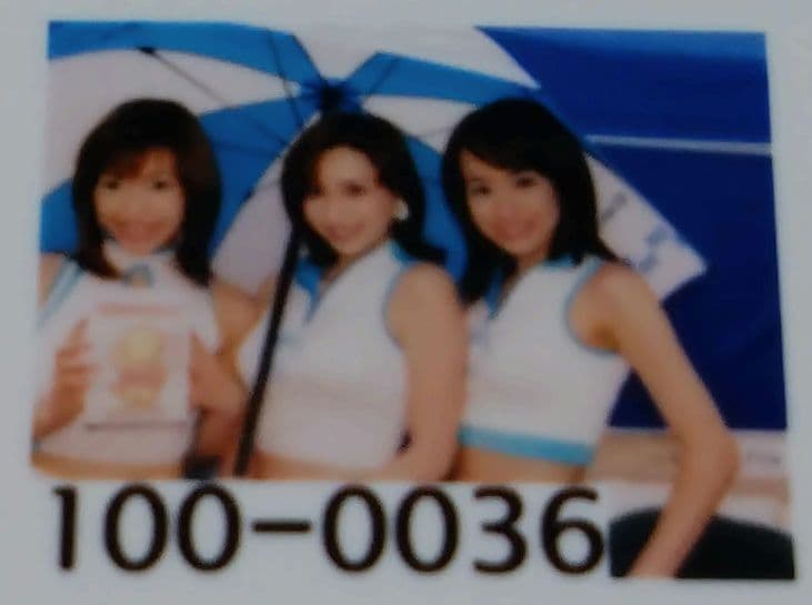 青柳玲麻 写真 はがきサイズ 5枚 レースクイーン アイドル タレント