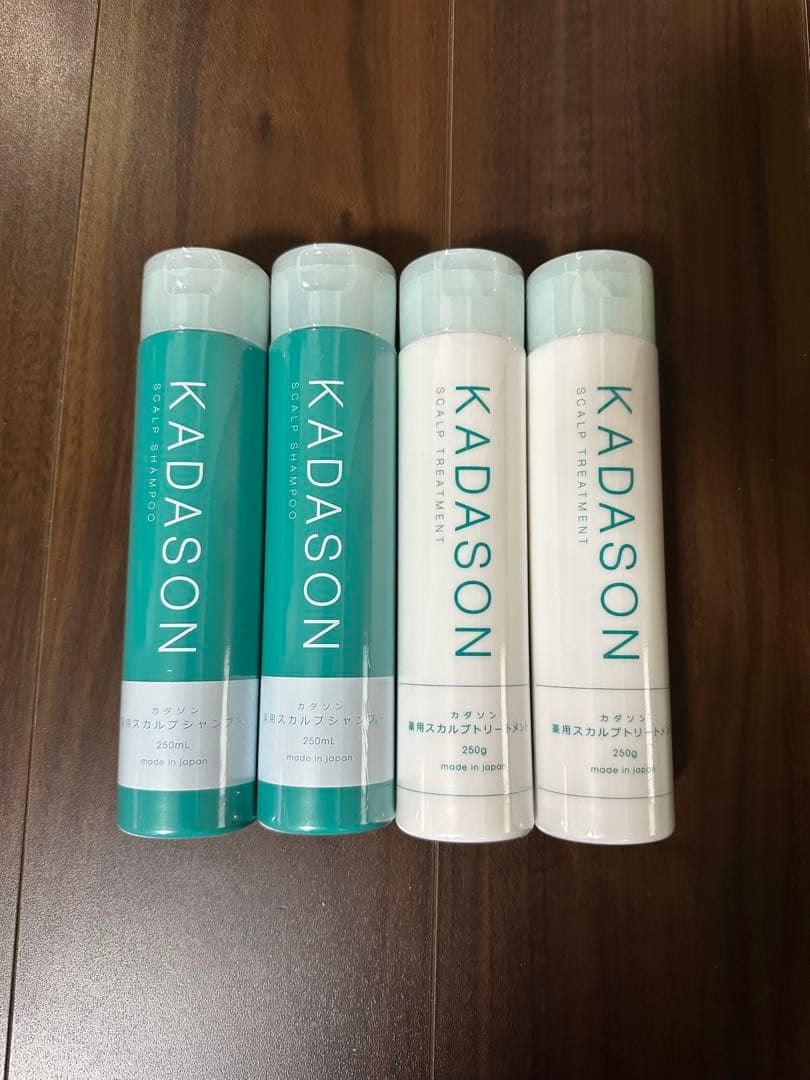 KADASON 薬用スカルプシャンプー＆トリートメント　2セット　①