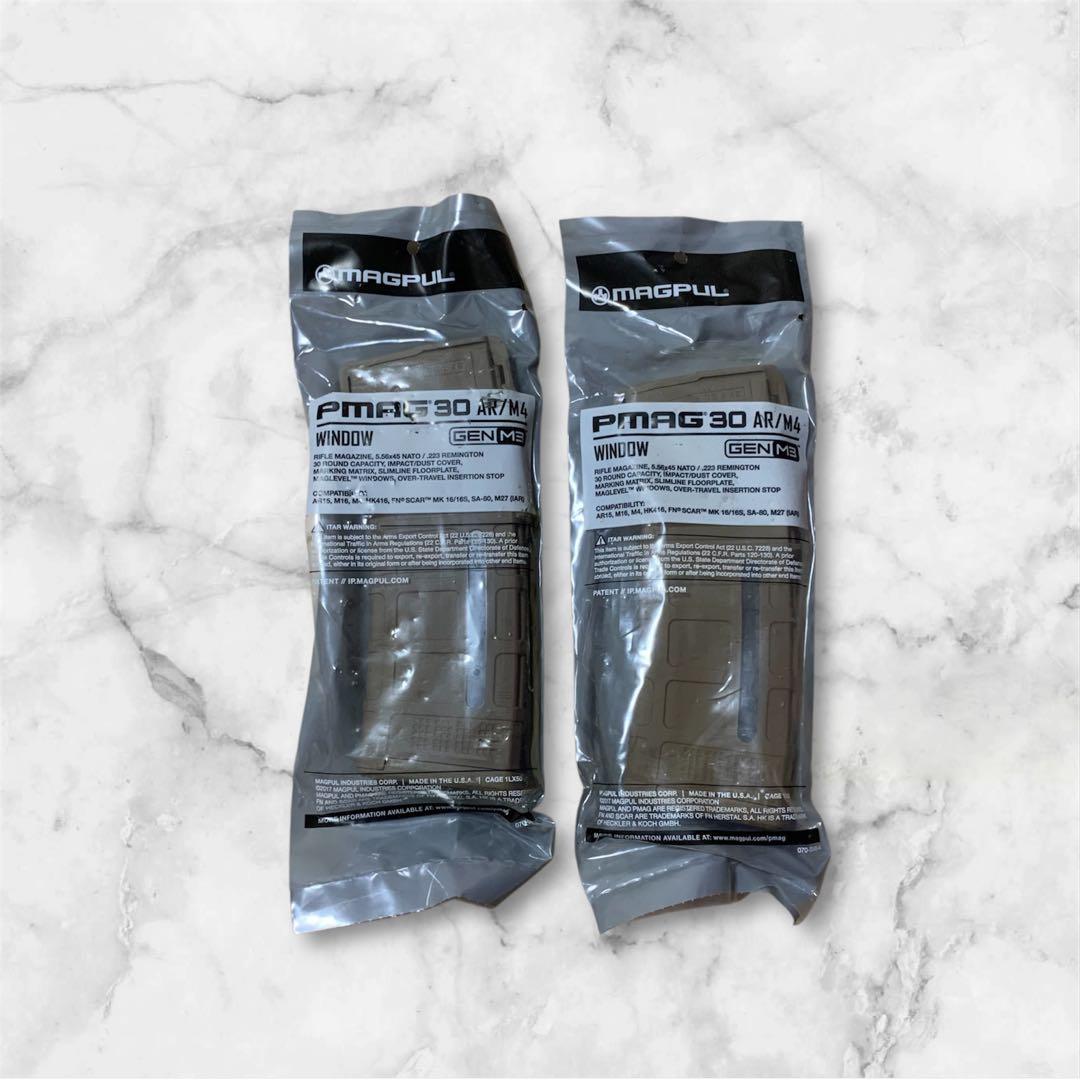 袋入り 新品 Magpul PMAG 30 AR/M4 GEN M3 2個セット