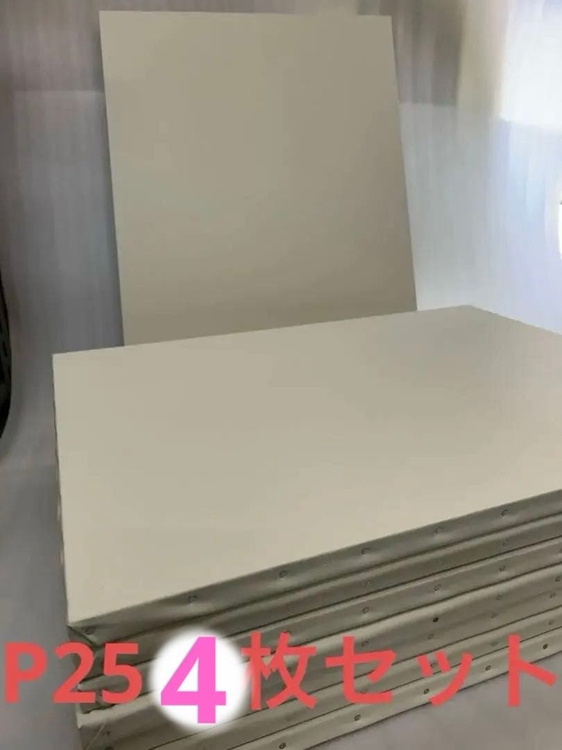 【未使用】P25 キャンバス　クレサン　8枚セット　リネン