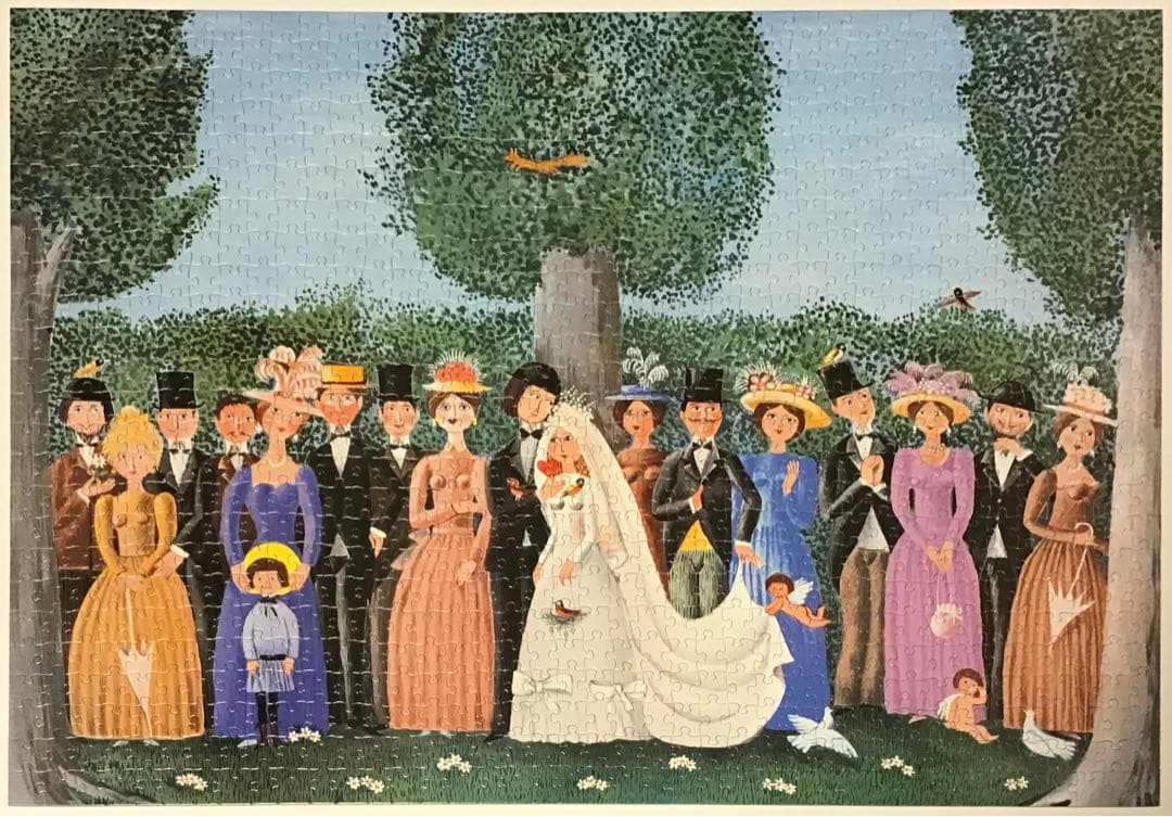 ジグソーパズル　1000ピース　マリアージュ　レイモン・ペイネ 9634] レイモン・ペイネ リトグラフ 「信じているからいいわ