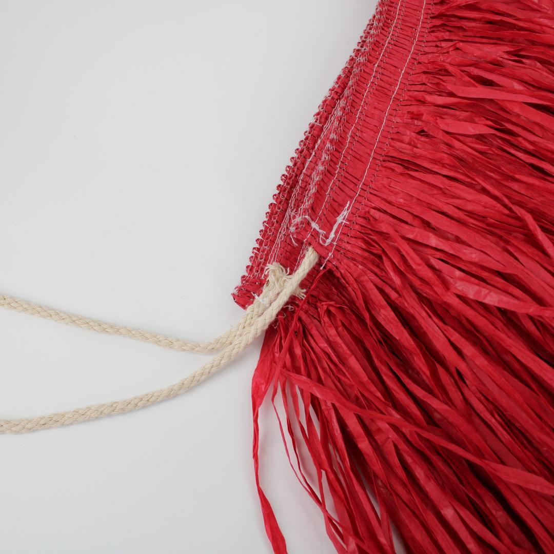 タヒチアン・フラダンス用衣装】レッド モレ スカート 65CM丈 - メルカリ