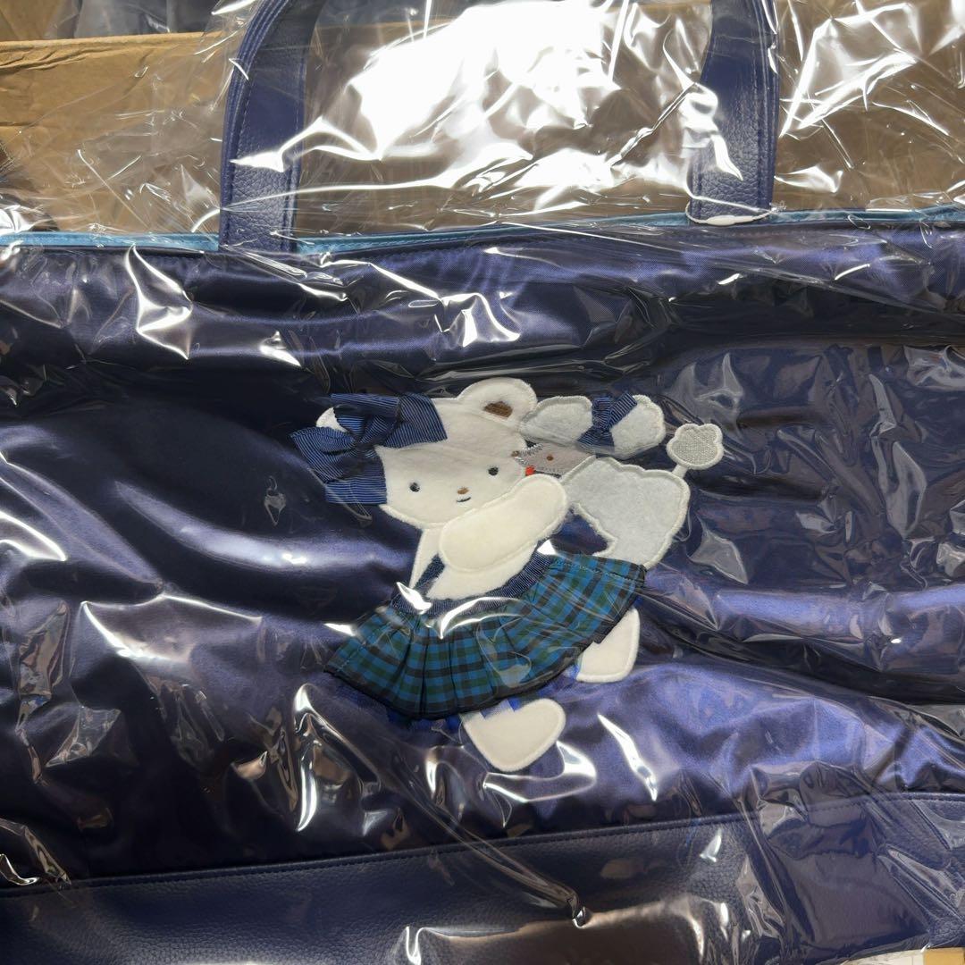 ファミリア　Bibiy ビビィ　バッグ　ネイビー　青　チェック　トートバッグ 新品未使用 ファミリア トートバッグ Bibiy ビビィ familiar｜Yahoo