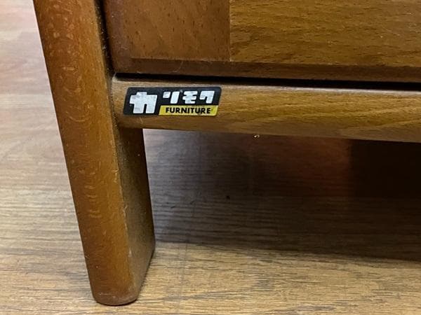 じゅりッツェル様専用オールドカリモク 電話台 FAX台 キャビネット