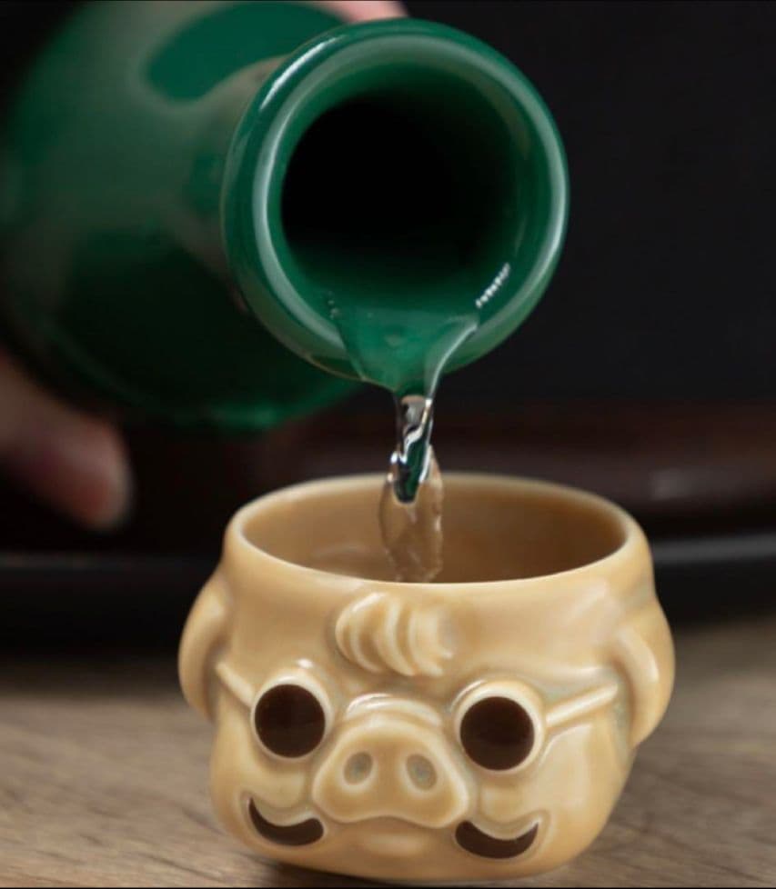 新品 未使用 ジブリ 紅の豚 徳利おちょこセット ポルコで乾杯 - メルカリ