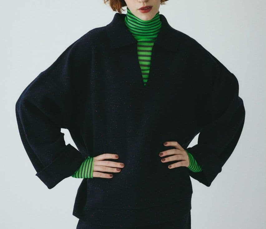 HeRIN.CYEネッププルオーバーニットトップス