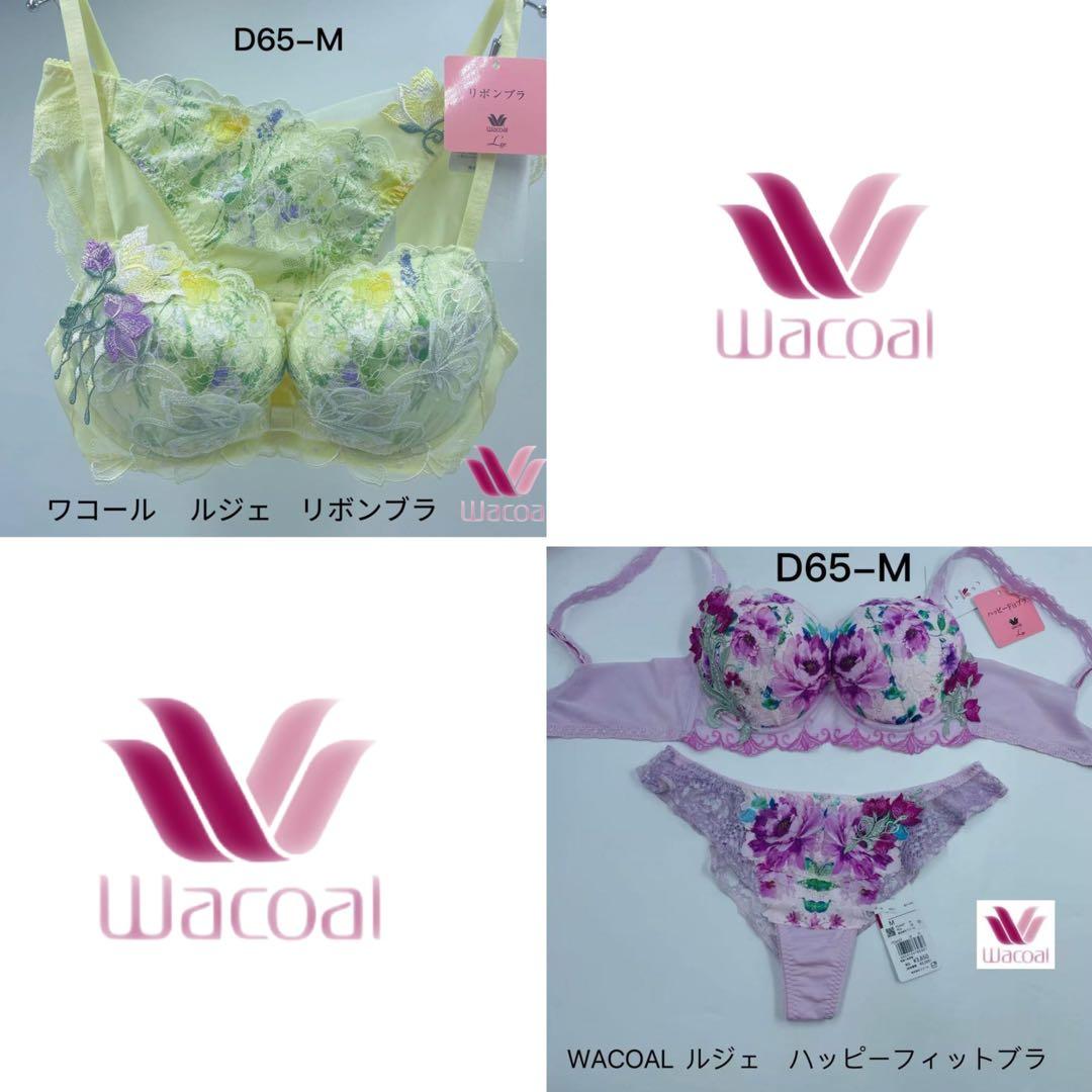 D65-M WACOAL 《ルジェ》ハッピーフィットブラ＆ソング高級ライン