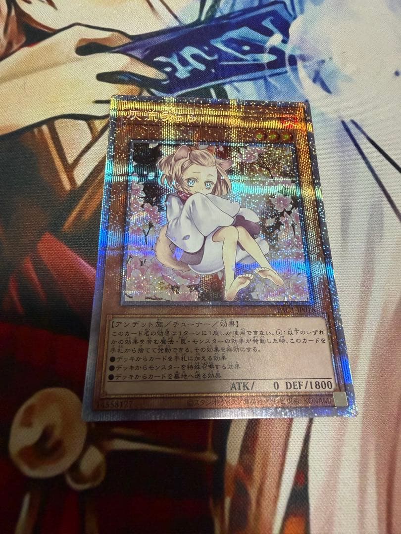 遊戯王 灰流うらら　はるうらら　絵違い プリズマ　プリズマティックシークレット