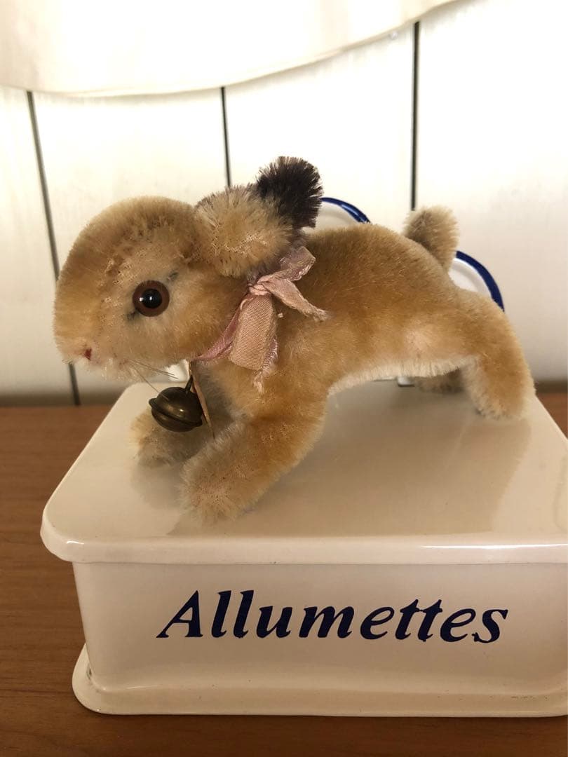 シュタイフ Hoppy 最小サイズ　ラビット　うさぎ　ホッピー　steiff ヴィンテージ シュタイフ うさぎのホッピー（Hoppy）サイズ14cm