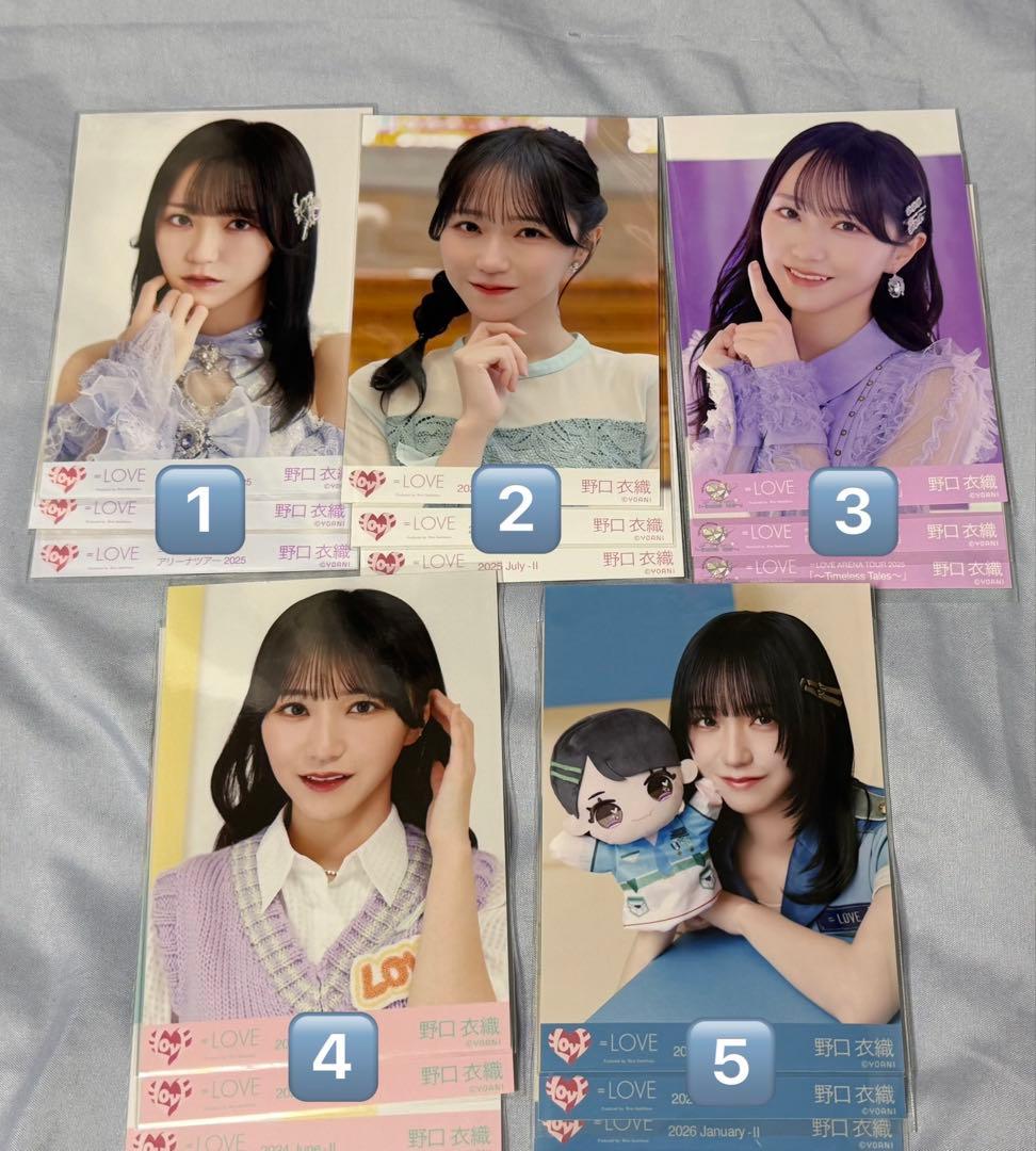 イコラブ 野口衣織 生写真 まとめ売り - メルカリ