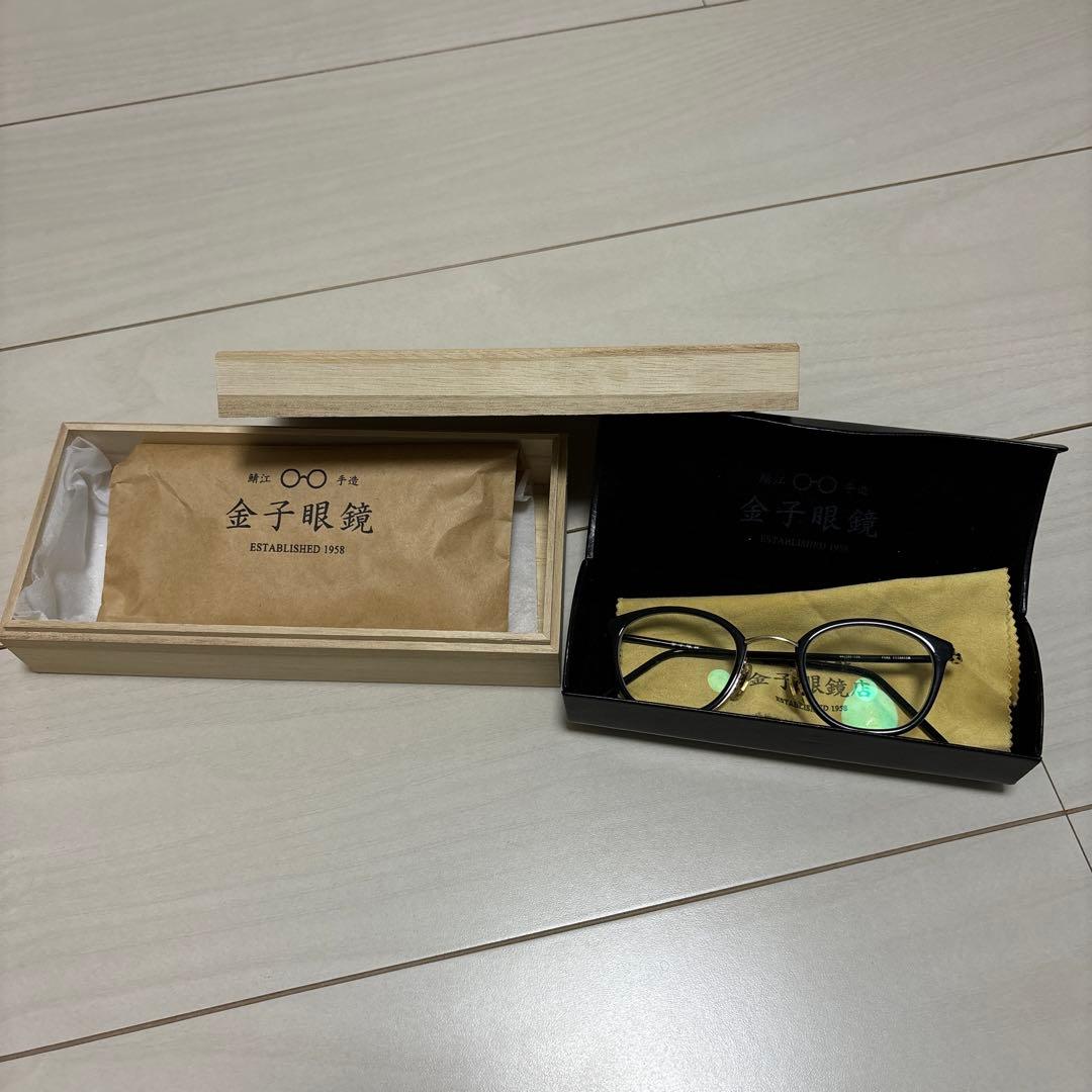 セール！美品！金子眼鏡の高級メガネ 金子眼鏡 KM-66L メガネ ゴールド メタルフレーム ボストン
