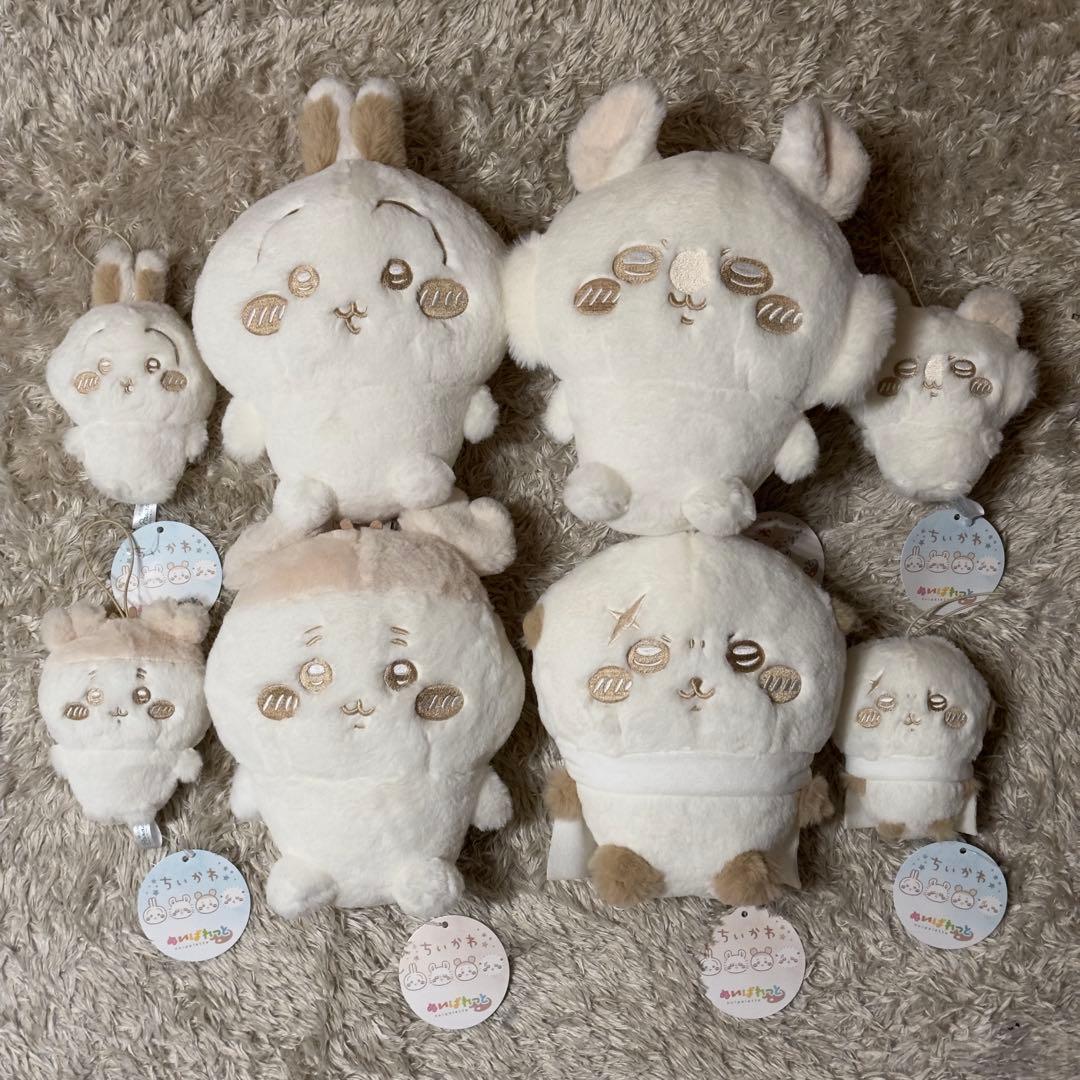 ちいかわ ぬいぱれっと ミルクいろ マスコット ぬいぐるみ② 全種コンプリート③