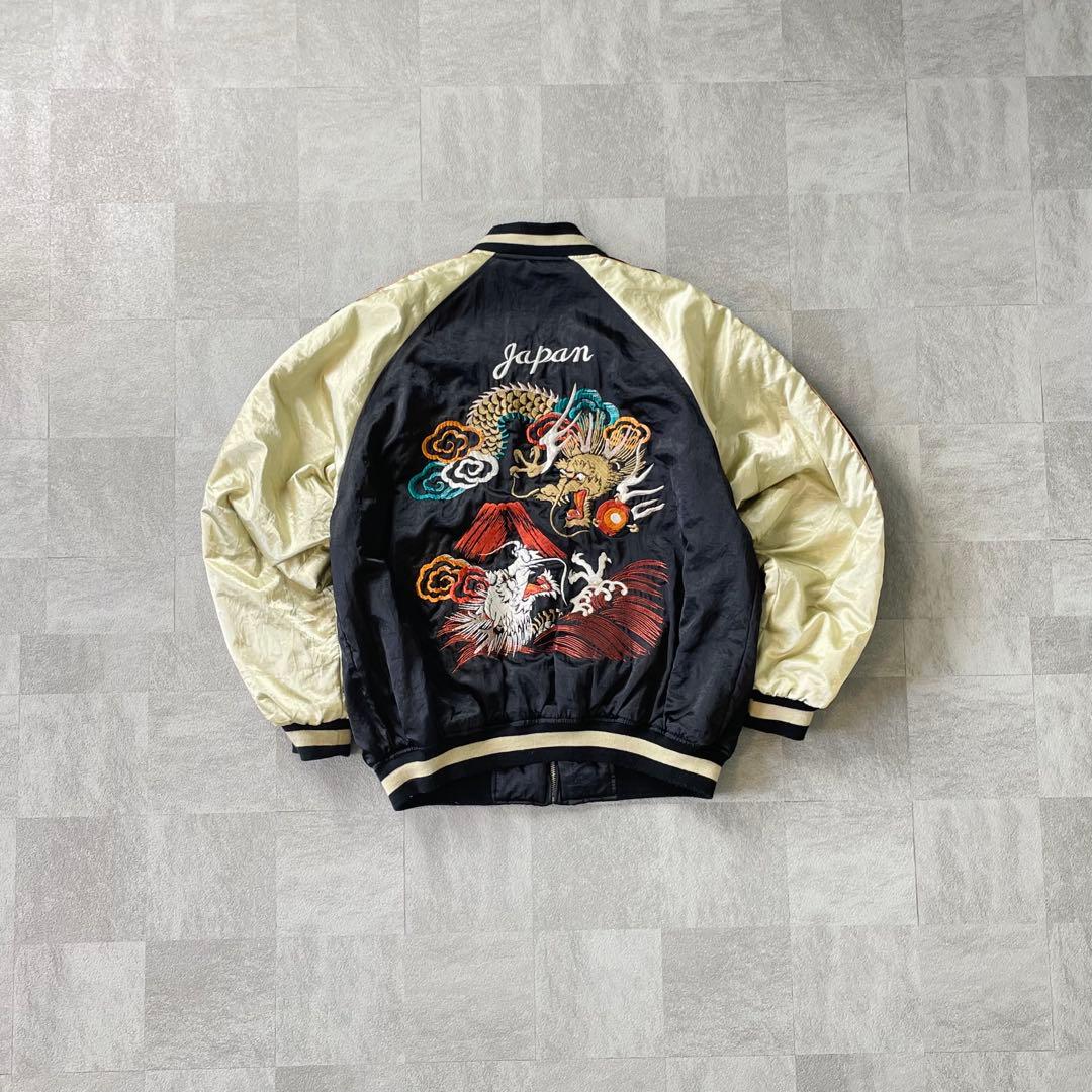 ジャケット・アウター 90-00's old souvenir jacket bi-color L