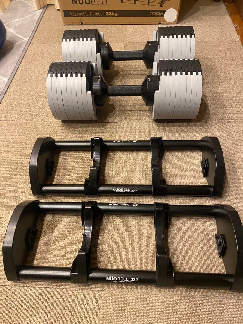 ② フレックスベル NUOBELL ✖︎ Mad Bull 可変ダンベル 32kg - メルカリ