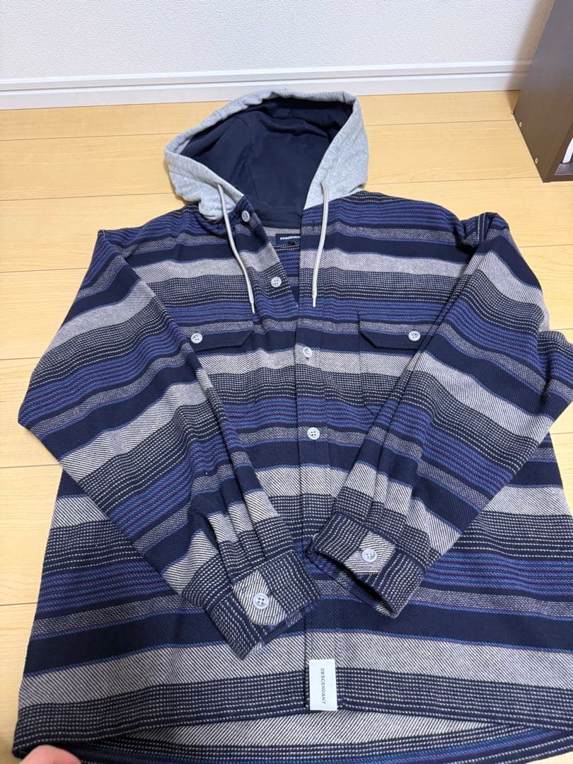 トップス DESCENDANT HOODED LS SHIRT SPICOLI HOODED LS SHIRT | DESCENDANT(ディセンダント) / トップス