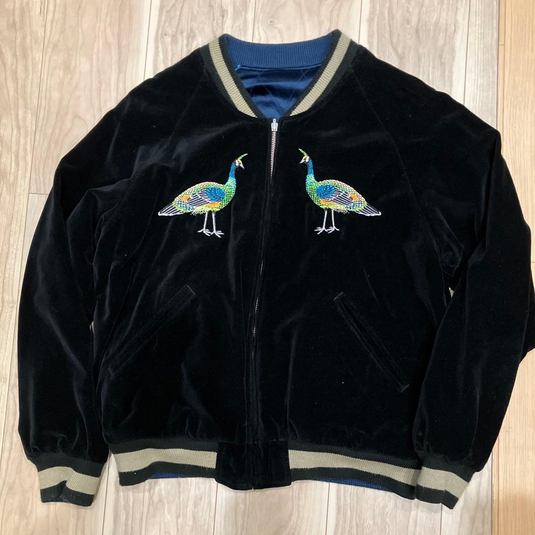 旧ドゥニーム名作　孔雀　スカジャン　サイズ42