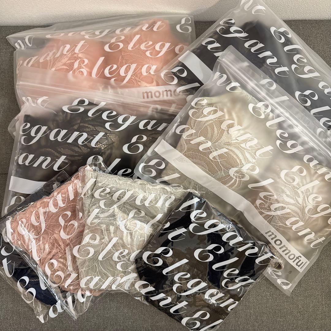 モモフル 吸水ショーツ XL デイリーブラセット 新品 未使用 まとめ売り