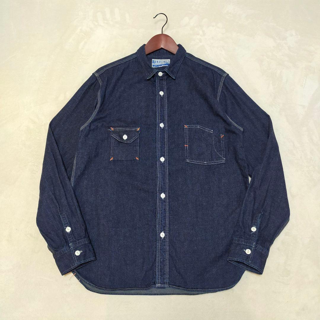 ☆☆☆　美品　TCB JEANS　デニムシャツ　キャットライトシャツ