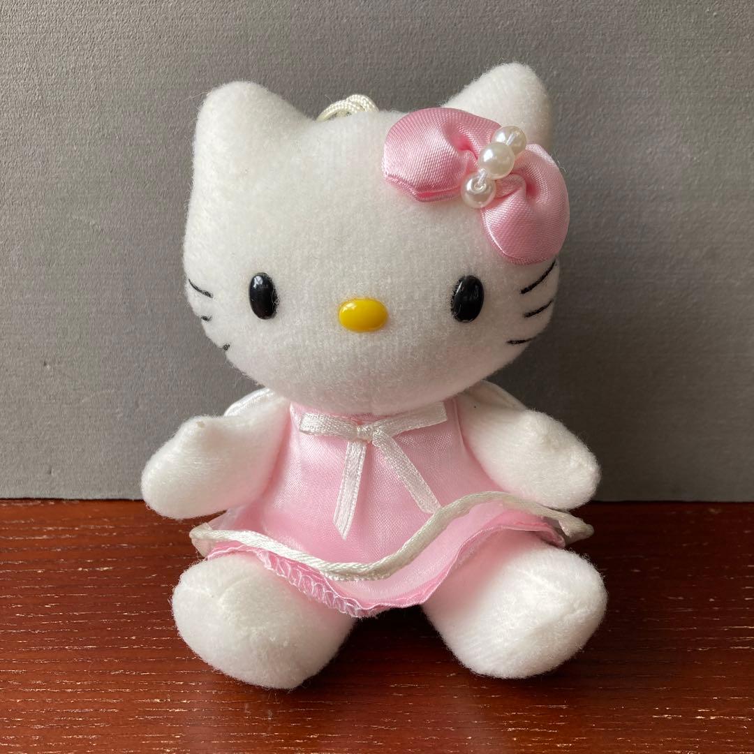 【ハローキティ】ハローキティ エンジェル ぬいぐるみ マスコット 1999年