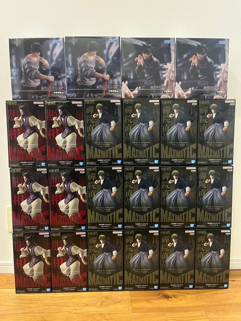 呪術廻戦 フィギュア まとめ売り 禪院直哉 脹相 伏黒甚爾　恵　22体セット