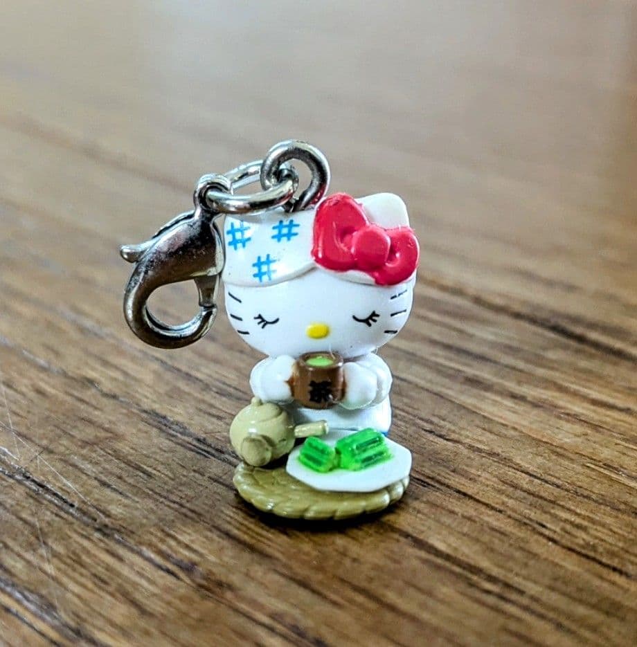 ご当地キティ 長野限定 信州野沢菜キティちゃん ご当地キーホルダー