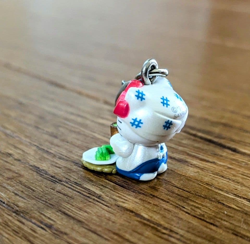 ご当地キティ 長野限定 信州野沢菜キティちゃん ご当地キーホルダー