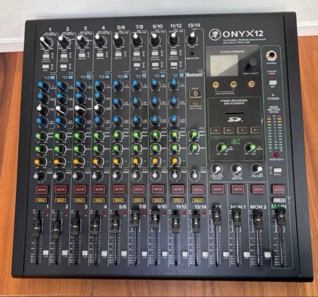 MACKIE Onyx12 USBミキサー 12ch マルチ録音