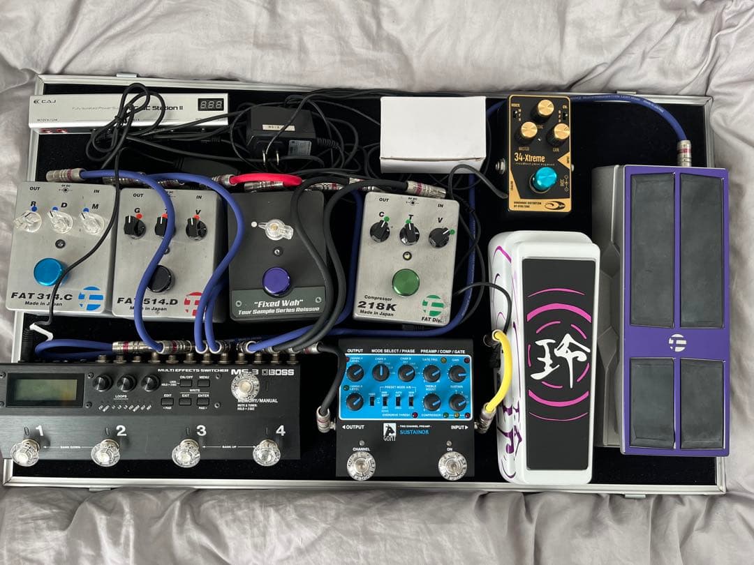 ☆早いもの勝ち最終値下げ美品☆ fat tak エフェクターボード b'z