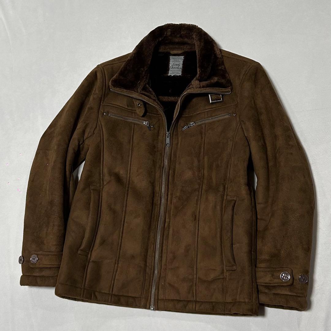 00s ベロア フェイクムートン ボアジャケット シングルライダース お兄系 figurina_20251119lx7vhny5