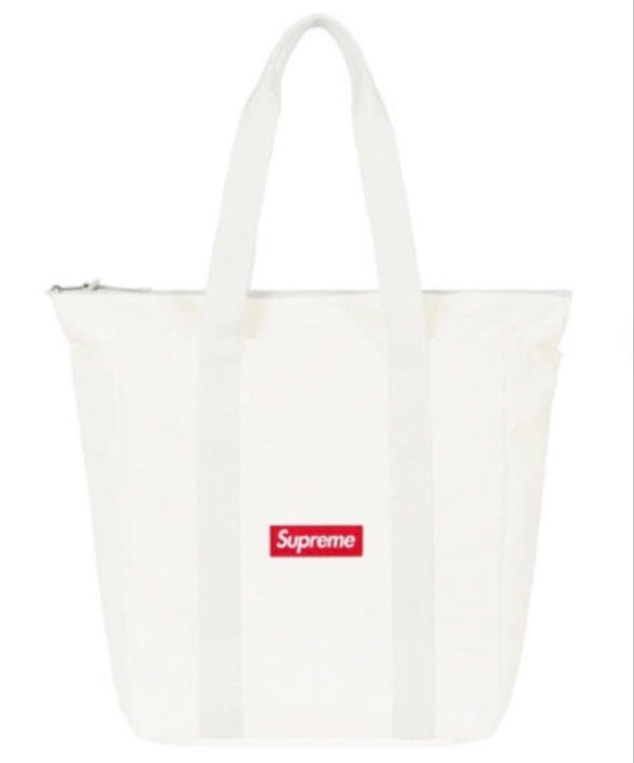 k*k様 21FW Supreme Canvas Tote Bag ホワイト ト