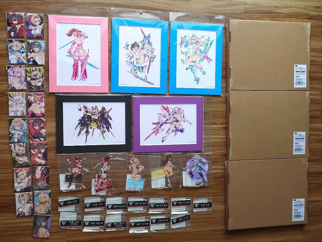 コトブキヤくじ メガミデバイス 朱羅カスタマイズ　フルコンプリートセット