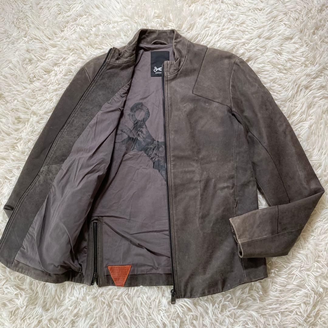 極美品 DENHAM デンハム レザージャケット キャメル ラクダ革 本革