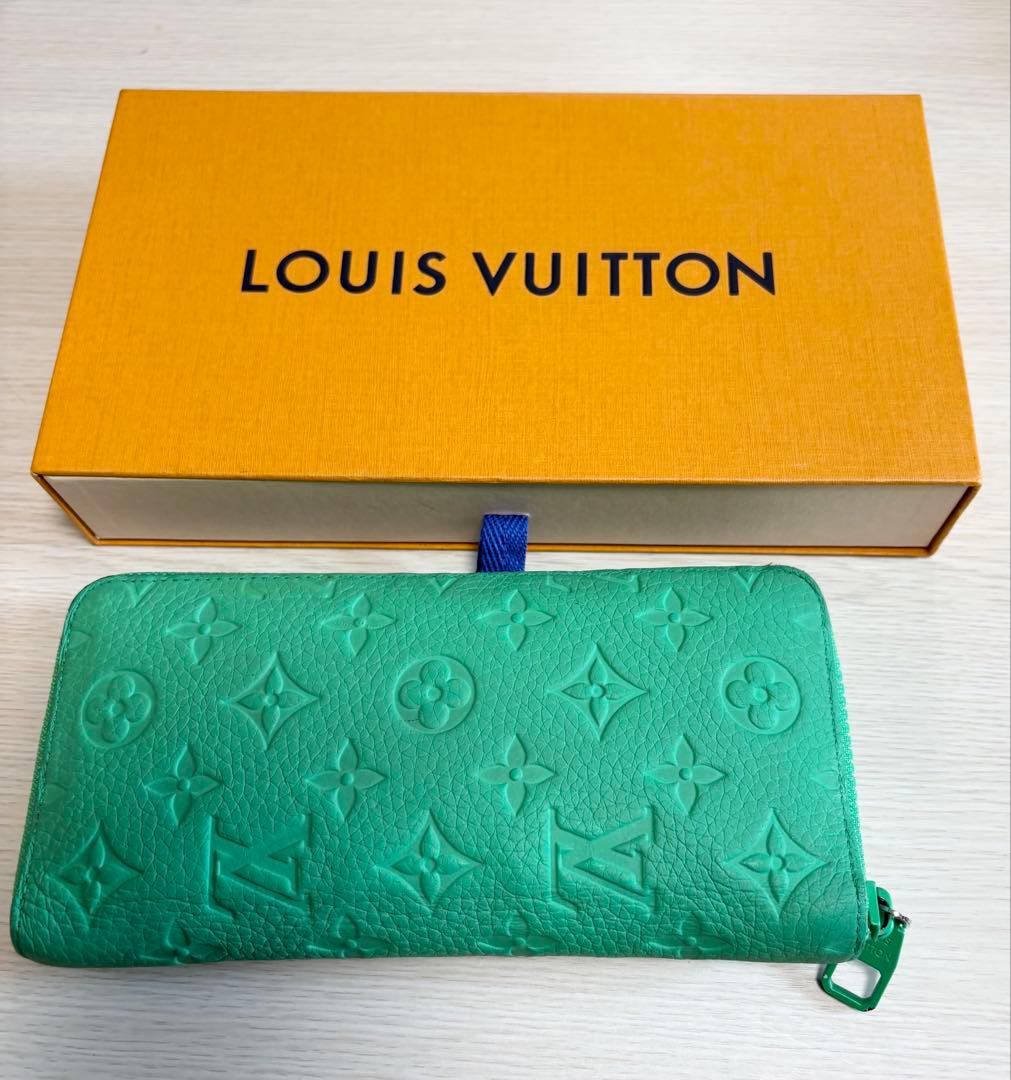 LOUIS VUITTON アンプラント 長財布 グリーン 正規品 箱付き