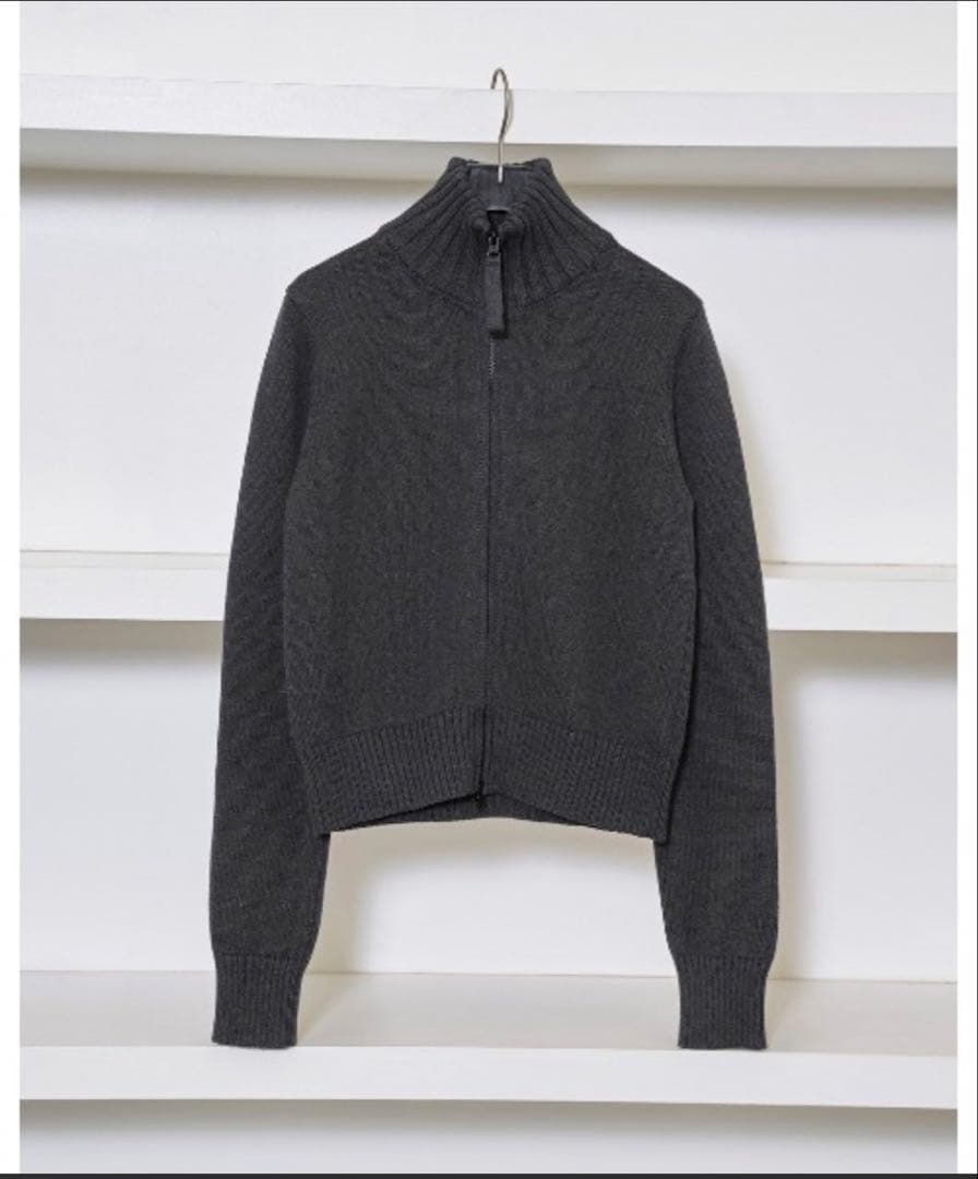 todayful Compact Zip Knit グレー