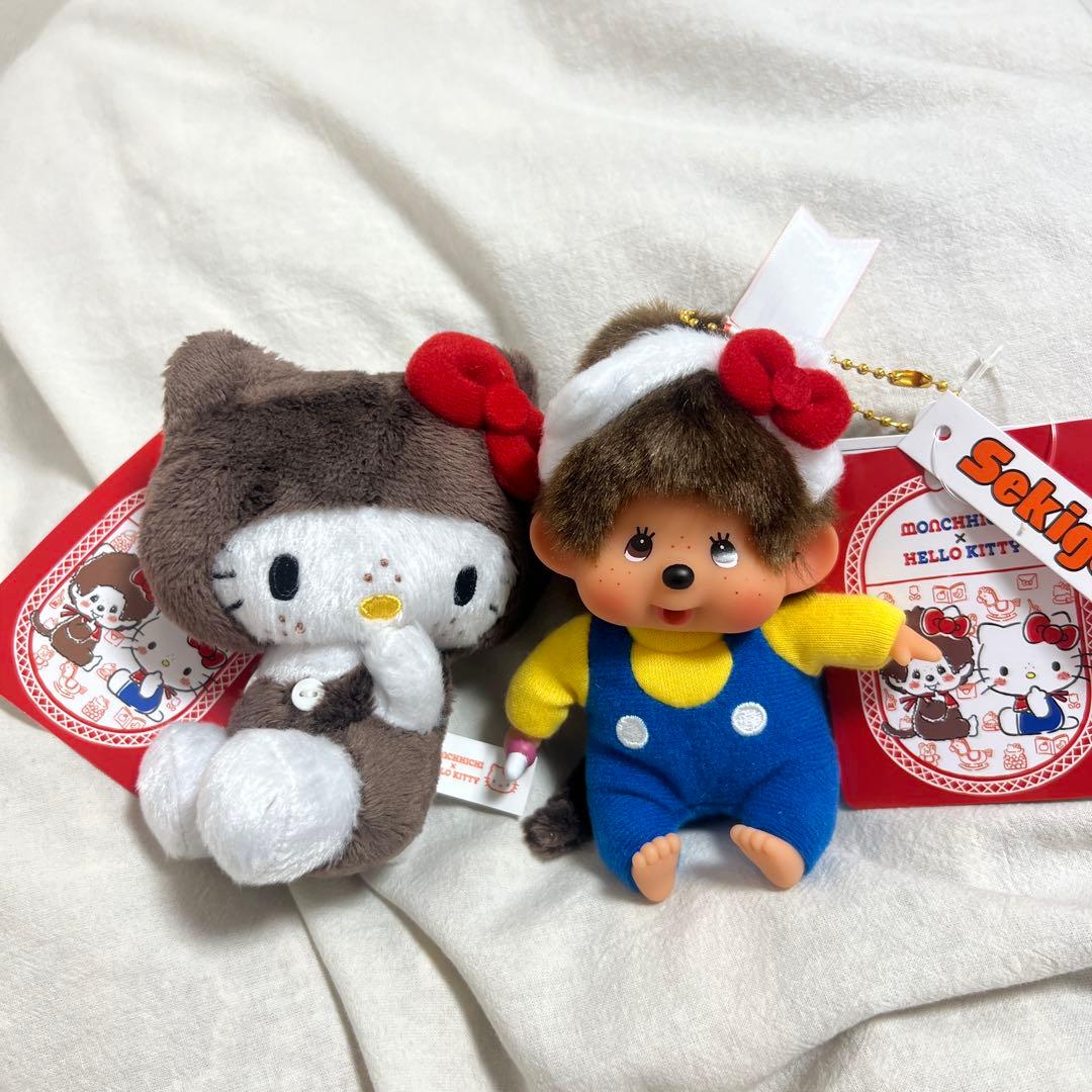 キティ × モンチッチ 顔でかSSキーチェーン - メルカリ