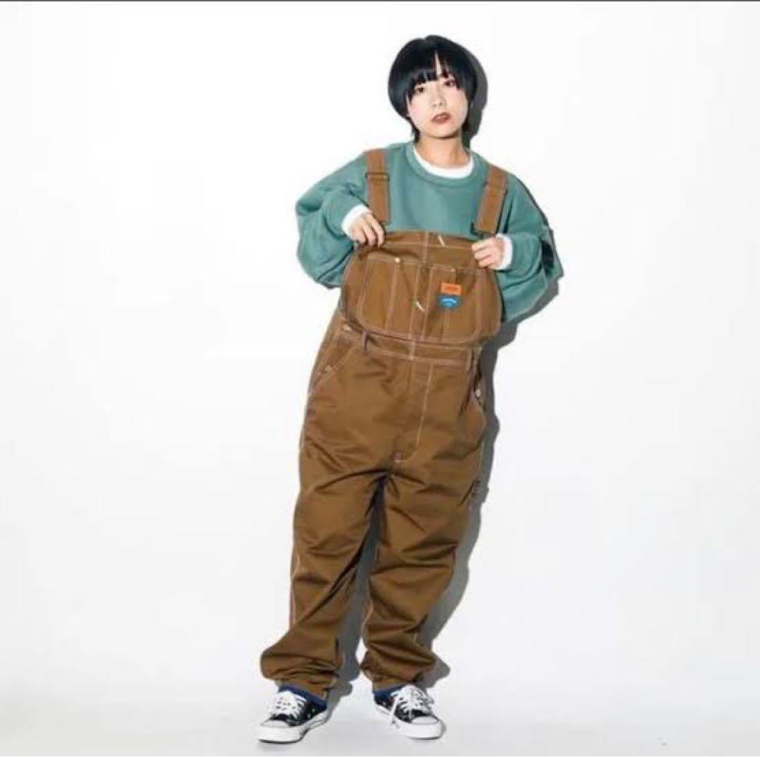 over print × UNIVERSAL OVERALL オーバーオール