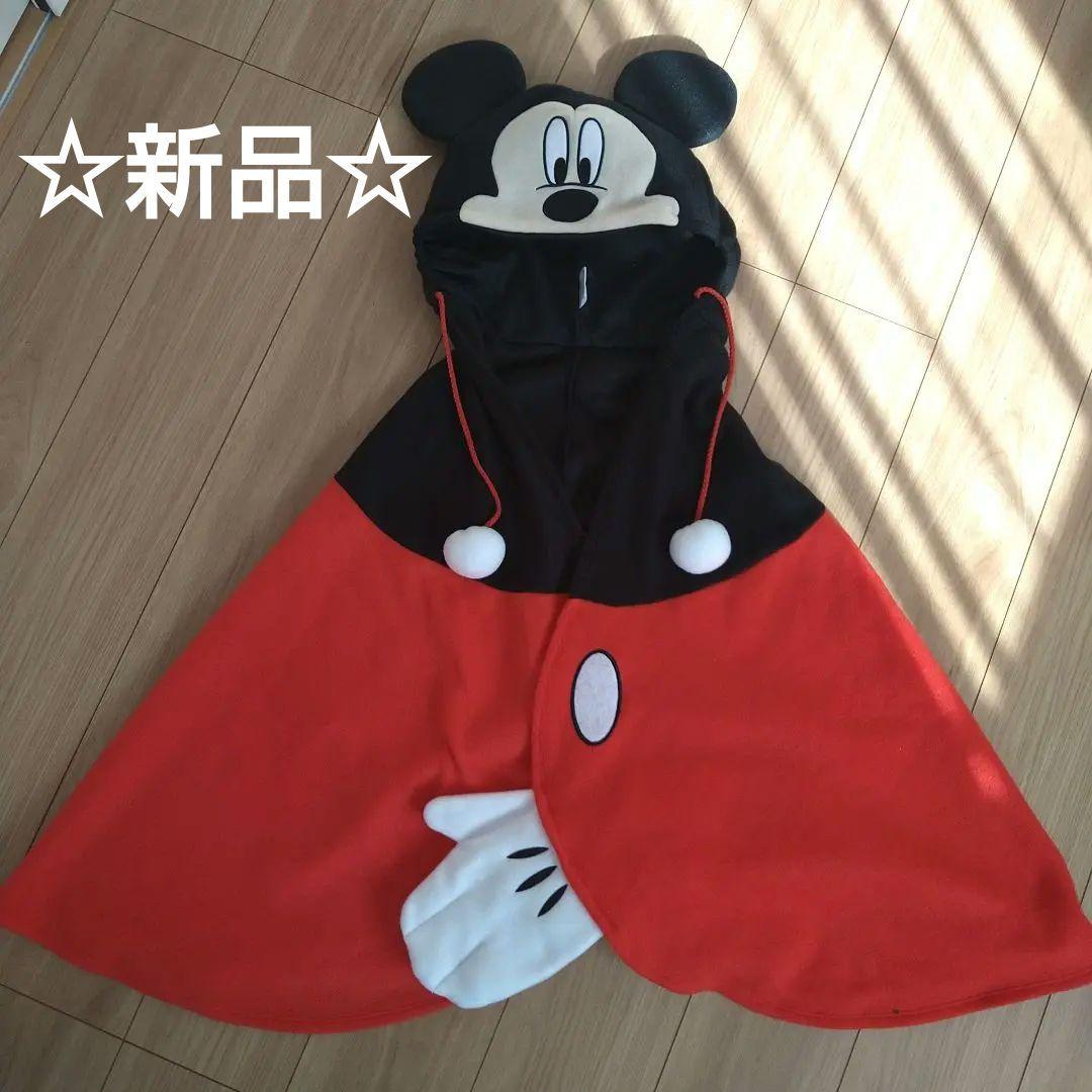 Disney ミッキーマウス ポンチョ 着ぐるみ フード 手袋付き - メルカリ