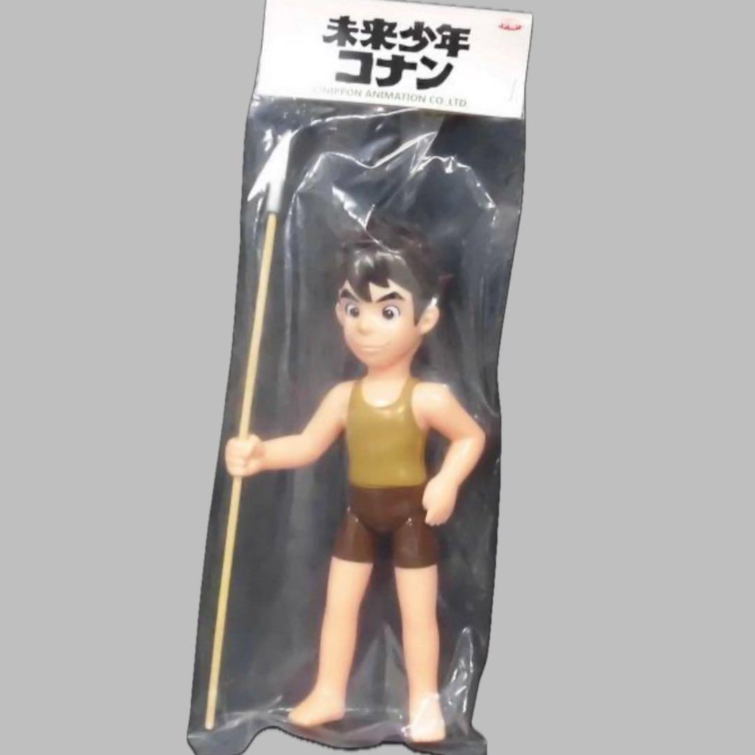 デンボク 未来少年コナン ワンダーフェスティバル ソフビ 宮崎駿 昭和レトロ 未来少年コナン ソフビ KAIEDA ジブリ 宮崎駿 - メルカリ
