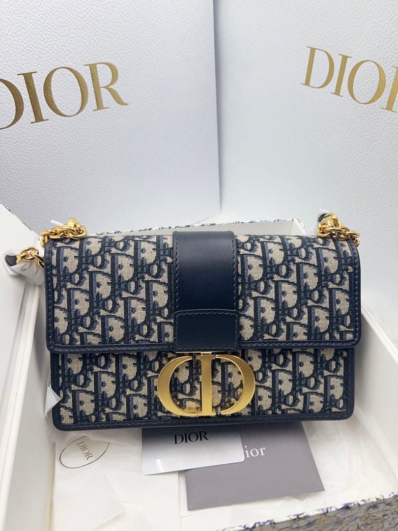 年末年始価格【実写画像】 ショルダーバッグ ネイビー/ベージュ