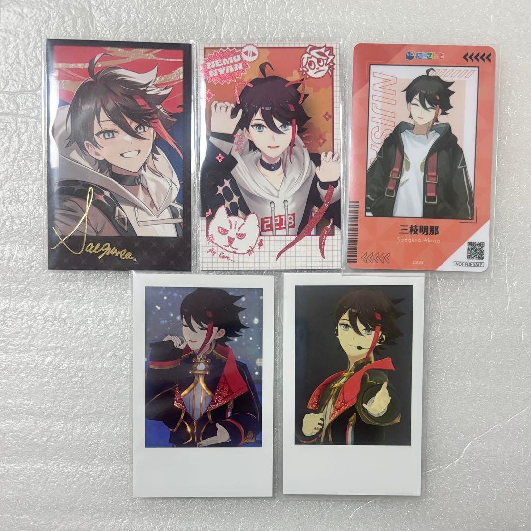 にじさんじ 三枝明那 チェキ カード まとめ売り - メルカリ