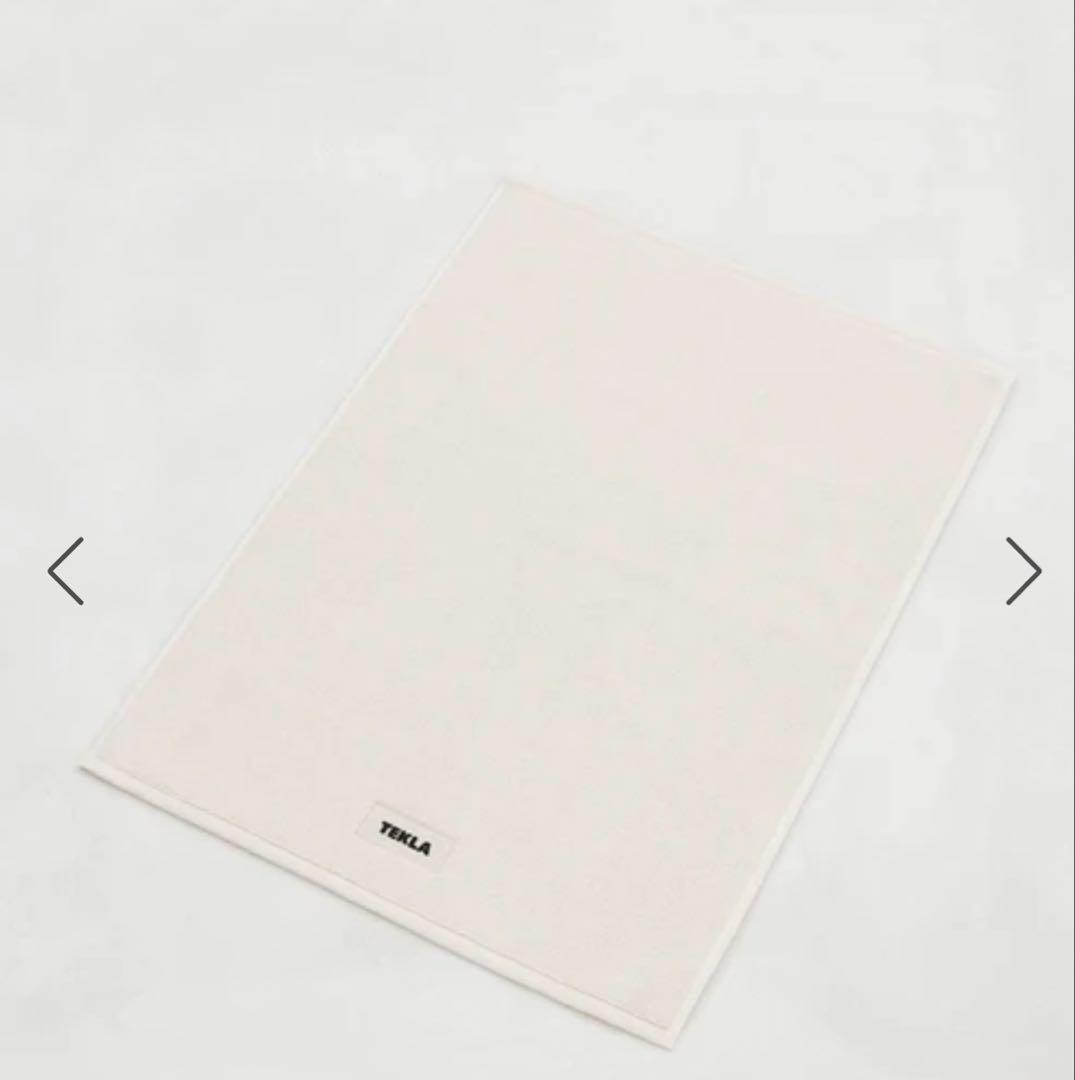 【TEKLA】 トゥモローランド　アイボリー コットン バスマット　白 TEKLA オーガニックコットン バスマット｜トゥモローランド 公式通販