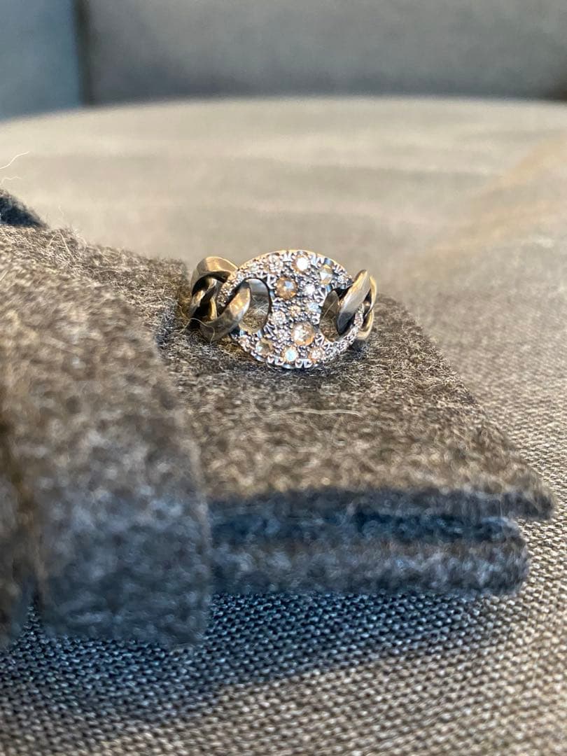 hum】HUMETE PAVE RING (約9号) - メルカリ