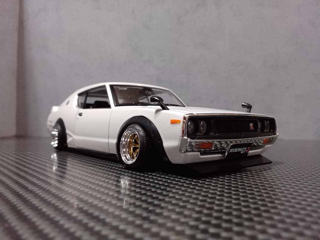 Maisto 1/24 日産 ケンメリ GT-R カスタム改 ワタナベ 金 - メルカリ