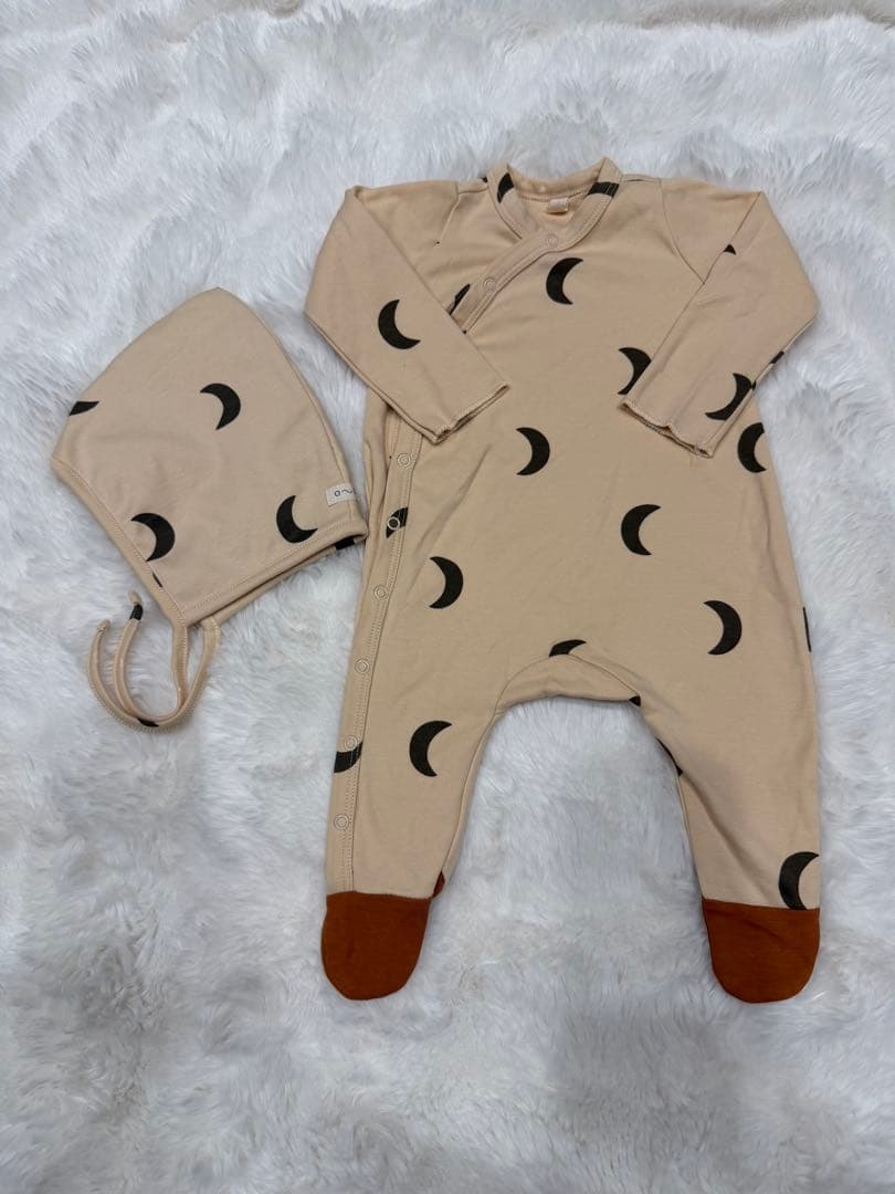 organic zoo ロンパースと帽子セット - メルカリ