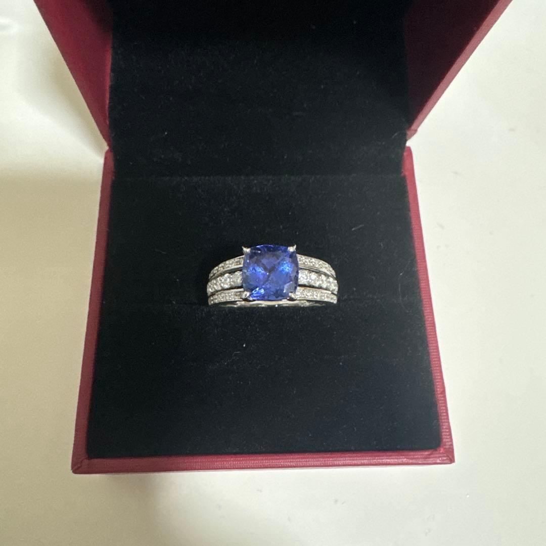 タンザナイト2.53ct ダイヤモンド0.36ct　pt900 リング　12号 楽天市場】Pt900 タンザナイト ダイヤモンド リング【送料無料】青紫色